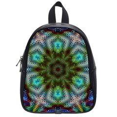 Art Background Flames School Bag (small)