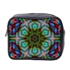 Art Background Flames Mini Toiletries Bag (Two Sides)