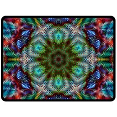 Art Background Flames Fleece Blanket (large)  by Simbadda