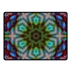 Art Background Flames Fleece Blanket (Small)