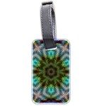 Art Background Flames Luggage Tag (two sides) Front