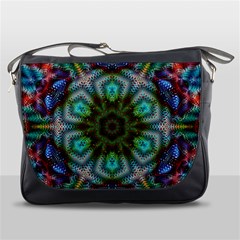 Art Background Flames Messenger Bag