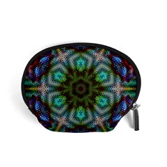 Art Background Flames Accessory Pouch (Small)