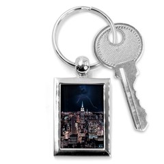 Architecture Buildings City Key Chain (rectangle) by Simbadda