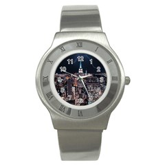 Architecture Buildings City Stainless Steel Watch by Simbadda