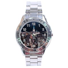 Architecture Buildings City Stainless Steel Analogue Watch by Simbadda