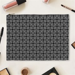 Pattern Background Black And White Cosmetic Bag (xl) by Simbadda