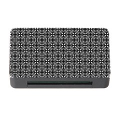 Pattern Background Black And White Memory Card Reader With Cf by Simbadda