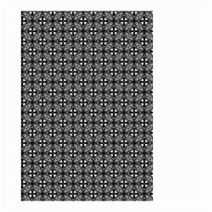 Pattern Background Black And White Small Garden Flag (two Sides) by Simbadda