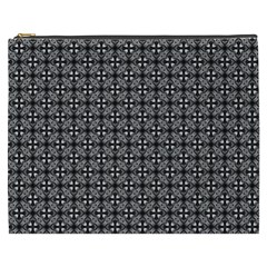 Pattern Background Black And White Cosmetic Bag (xxxl) by Simbadda