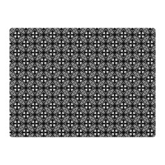 Pattern Background Black And White Double Sided Flano Blanket (mini)  by Simbadda