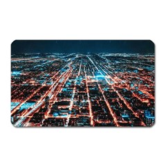 Aerial Shot Of Buildings Magnet (rectangular) by Simbadda