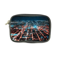 Aerial Shot Of Buildings Coin Purse by Simbadda