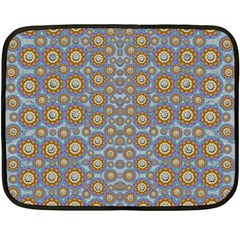 Florals Striving To Be In The Hole World As Free Fleece Blanket (mini) by pepitasart