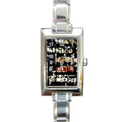 Art Design Color Banner Wallpaper Rectangle Italian Charm Watch