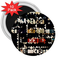 Art Design Color Banner Wallpaper 3  Magnets (10 pack) 