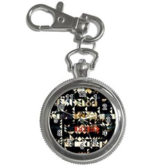 Art Design Color Banner Wallpaper Key Chain Watches