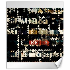 Art Design Color Banner Wallpaper Canvas 8  x 10 