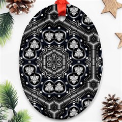 Fractal Science Art Technology Ornament (oval) by Simbadda