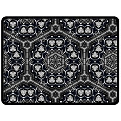 Fractal Science Art Technology Double Sided Fleece Blanket (large)  by Simbadda