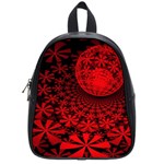 Fractals Fantasy Image Art School Bag (Small) Front