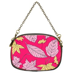 Autumn Dried Leaves Dry Nature Chain Purse (two Sides) by Simbadda