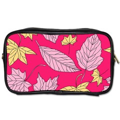 Autumn Dried Leaves Dry Nature Toiletries Bag (Two Sides)