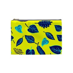 Leaves Pattern Picture Detail Cosmetic Bag (medium) by Simbadda