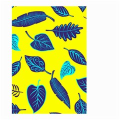 Leaves Pattern Picture Detail Small Garden Flag (two Sides) by Simbadda