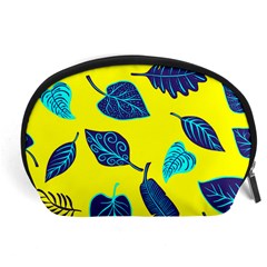 Leaves Pattern Picture Detail Accessory Pouch (large) by Simbadda