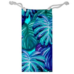 Leaves Tropical Palma Jungle Jewelry Bag by Simbadda