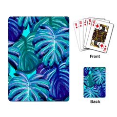 Leaves Tropical Palma Jungle Playing Cards Single Design (rectangle) by Simbadda