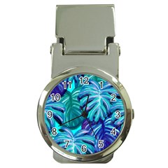 Leaves Tropical Palma Jungle Money Clip Watches by Simbadda