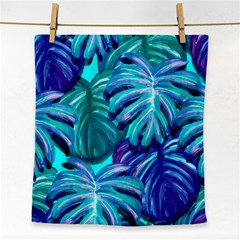 Leaves Tropical Palma Jungle Face Towel by Simbadda