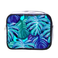 Leaves Tropical Palma Jungle Mini Toiletries Bag (one Side) by Simbadda