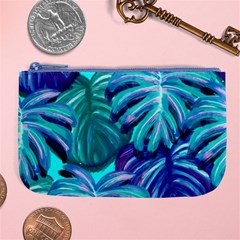 Leaves Tropical Palma Jungle Large Coin Purse by Simbadda