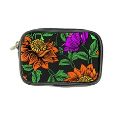 Floral Background Drawing Coin Purse by Simbadda