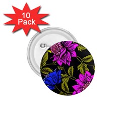 Botany Floral Flower Plant Petals 1 75  Buttons (10 Pack) by Simbadda