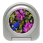 Botany Floral Flower Plant Petals Travel Alarm Clock Front