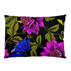 Botany Floral Flower Plant Petals Pillow Case by Simbadda