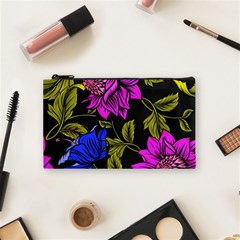 Botany Floral Flower Plant Petals Cosmetic Bag (small) by Simbadda