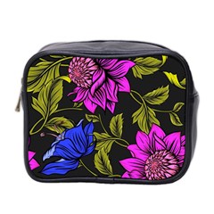 Botany Floral Flower Plant Petals Mini Toiletries Bag (two Sides) by Simbadda