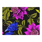 Botany Floral Flower Plant Petals Double Sided Flano Blanket (Mini)  35 x27  Blanket Back