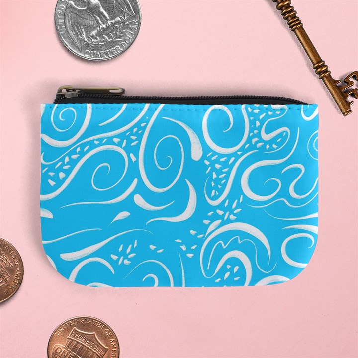 Scribble Reason Design Pattern Mini Coin Purse