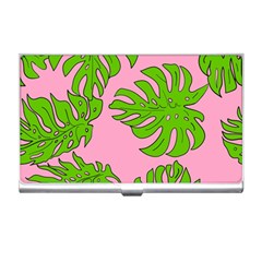 Leaves Tropical Plant Green Garden Business Card Holder by Simbadda