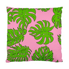 Leaves Tropical Plant Green Garden Standard Cushion Case (one Side) by Simbadda