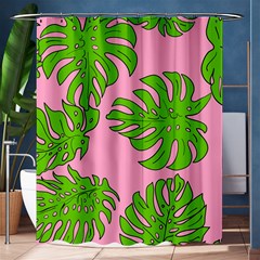 Leaves Tropical Plant Green Garden Shower Curtain 60  X 72  (medium)  by Simbadda