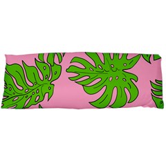 Leaves Tropical Plant Green Garden Body Pillow Case (dakimakura) by Simbadda