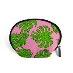 Leaves Tropical Plant Green Garden Accessory Pouch (small) by Simbadda