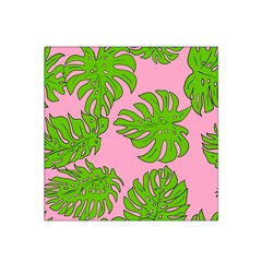 Leaves Tropical Plant Green Garden Satin Bandana Scarf by Simbadda